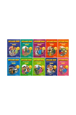 3.ve 4.sınıflar İçin Efsane Ekip Hikaye Seti Slime Set Hediye