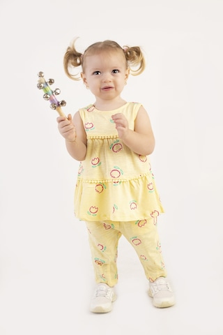 Harika Kids Kız Bebek Tunik Model Alt-üst Takım 001