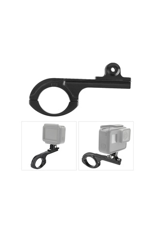 Ximistore9 Alüminyum Gopro Bisiklet Tutucu - Gopro 3/4/5/6/7 Uyumlu, Sabit Montaj, Spor Ve Outdoor Video Çekimi İçin Elini Serbest Bırak Siyah