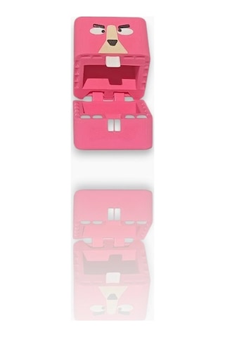 Super Bear Adventure, Baaren-şika, Penguen, Tilki, Tavşan, Timsah, Arı Loy3d 9 Cm Pembe