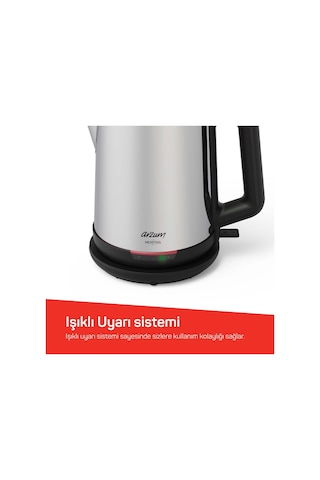 Arzum AR3158 Neosteel 1.8 L Çay Makinesi