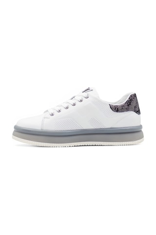 Voyager M030 Erkek Hakiki Deri Sneaker Beyaz