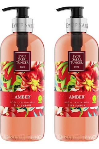 Eyüp Sabri Tuncer Amber Doğal Zeytinyağlı Sıvı Sabun 2 x 500 ML