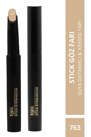 Kajal Suya Dayanıklı Kremsi Yapıya Sahip Açık Bej Göz Farı & Stick Eyeshadow 763 Açık Bej