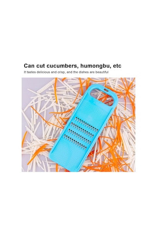 Teltree "kore Usulu Sebze Ve Meyve Doğrayıcı - Pratik Mavi Rendeli Kesici"