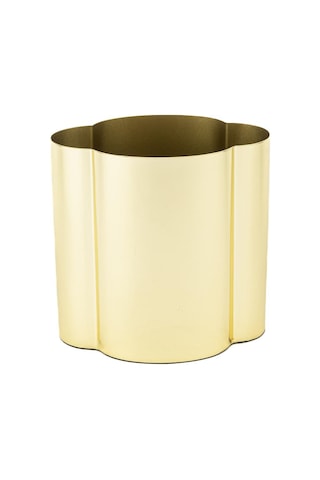 Mikasa Moor Gold Flower Metal Vazo 15x11x15 Cm