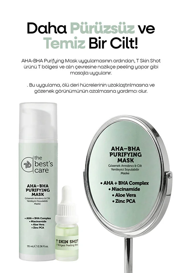 The Best's Care Gözenek Arındırıcı ve Cilt Yenileyici Soyulabilir Maske 70 ML