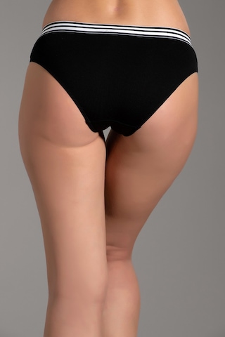 Newbra Kadın Penye Slip Külot - Siyah