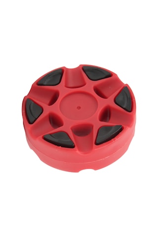 Moveevo Plastik Toprak Hokeyi Topu - Pürüzsüz Kayma, Dayanıklı Malzeme İle Antrenman Ve Yarışmalara Uygun Kırmızı