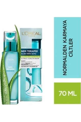L'Oreal Paris Nem Terapisi Normalden Karmaya Aloe Vera Suyu 70 ML