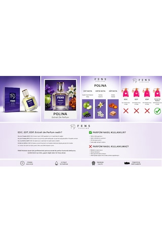 Fens Polina Kadın Parfüm Extrait De Parfum 50 Ml Oryantal