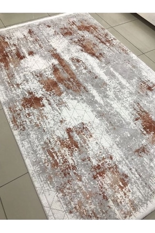 Padişah Halı Sümela 39143 020 Serisi Akrilik Salon Oturma Yatak Odası Halısı Gri Krem Kahve