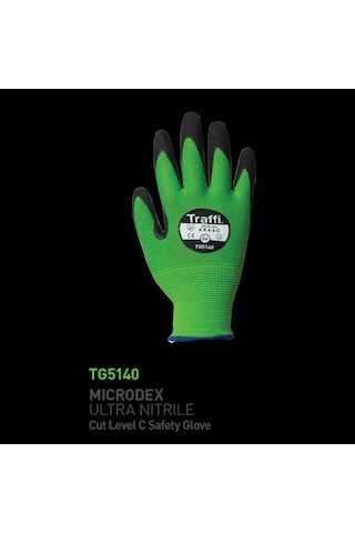 Tg5140 Mıcrodex Ultra Nıtrıl Kesilme Seviyesi C İş Eldiveni