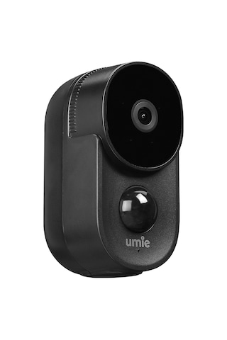 Umie UM-BK21 İki Yönlü TF Kart 6700 Bataryalı Kablosuz Tuya Destekli 1080P Full HD Akıllı IP Kamera Siyah