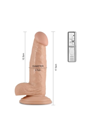 Hızlı Express Lovetoy Extreme 17 Cm Güçlü Titreşimli Kumandalı Vibratör Realistik Penis