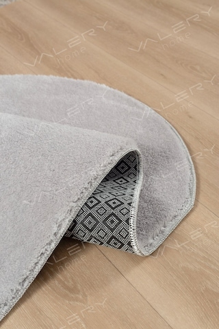 Vl Yıkanabilir Peluş Seccade Overloklu Namazlık Bej Gri