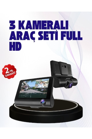 170 Geniş Açılı Araç Kamerası 4.0 Ips Ekranlı Full Hd Dvr 58704411