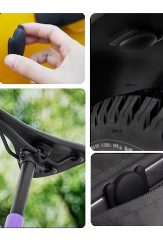 Apple Uyumlu AirTag Manyetik Kılıf 2'li Paket
