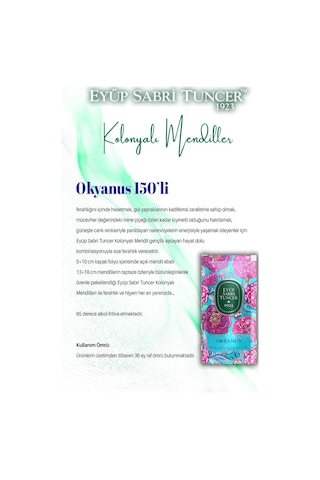 Çeşme Limon Ve Zinde Limon 50'li, Okyanus 150'li, Kolonyalı Mendil Ve Rosıe Tekli