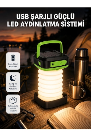 Taşınabilir Şarjlı Led Lamba - Dokunmatik Kontrol, Üç Kademeli Işık Ve Uzun Ömürlü Pil Performansı