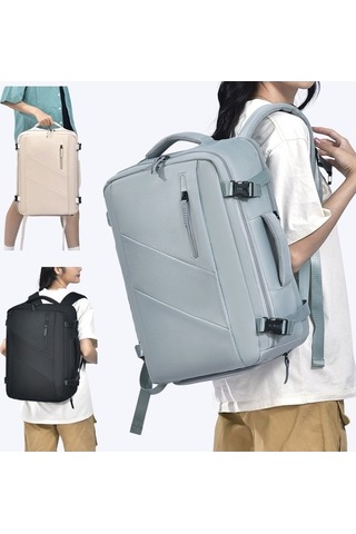 Tongxida Weıxıer B722 Modern Tasarım Büyük Kapasiteli Seyahat Çantası Açık Mavi Açık Mavi