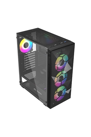 Venüs CACHEX025 Ryzen 5 5600 16 GB 1 TB SSD RX6700XT Dos Masaüstü Oyuncu Bilgisayarı