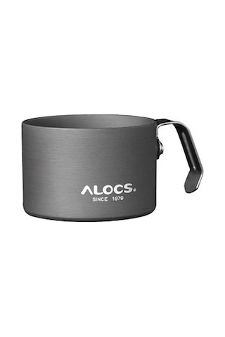 Alocs 160 Ml Çok Fonksiyonlu Metal Kahve Fincanları Kamp Gri