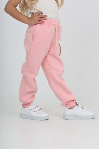 Toontoy Kız Çocuk Kabaran Yıldız Baskılı Eşofman Alt Pembe