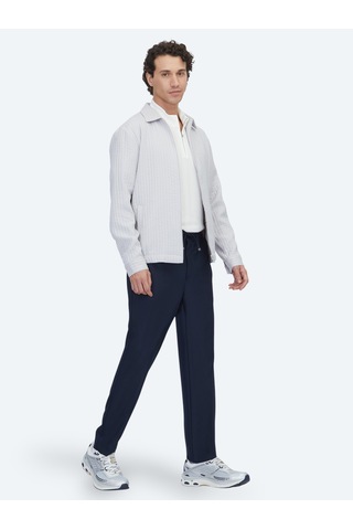 Kip Gri Regular Fit Dokuma Overshirt