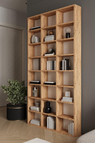 Albefa 109zeynep 24 Raflı Çok Amaçlı Dolap - Kitaplık Atlantik Çam