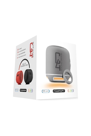 Powerway C4 Gümüş Taşınabilir Bluetooth Hoparlör