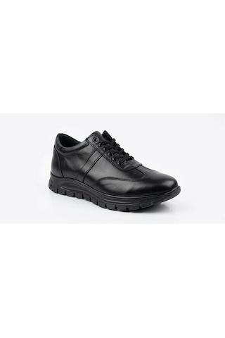 Growish Gd0101 Hakiki Deri Küçük Büyük Numara Kaydırmaz Güçlü Taban Ekonomik Günlük Sneaker Erkek Kadın Ayakkabı Siyah