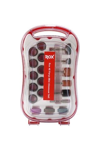Rox 0076 Hobi Gravür Mini Aksesuar Seti 40 Parça