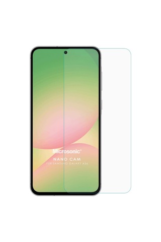 Galaxy A56 Nano Glass Cam Ekran Koruyucu Galaxy A56 İle Uyumlu Ekran Koruyucu - Şeffaf