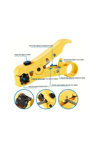 Xuweiwei Profesyonel Cok Fonksiyonlu Kablo Soyucu Ve Sikma Ale