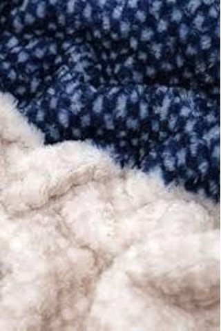 Merinos Relax 3 Parça Battaniye Setiastor Mavi -