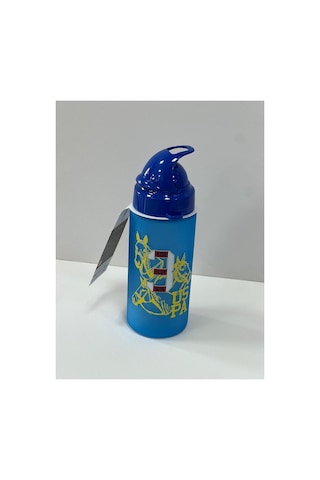 Lisanslı 400 Ml Pipetli Bpa Free Mat Renkli Matara Mat Mavi