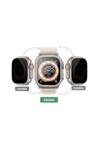 Apple Uyumlu Watch Ultra 2 49 Mm Hayalet Ekran Koruyucu 2 Adet