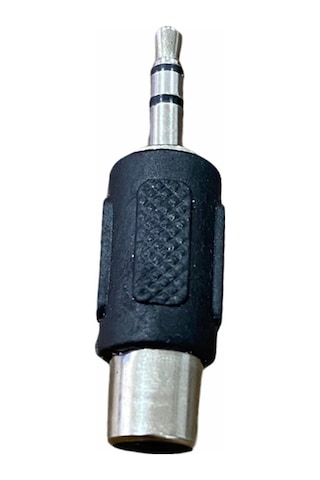 Jack Dönüştürücü - 3.5 Mm Stereo Erkek - 1 Rca Tos Dişi Çevirici Jack