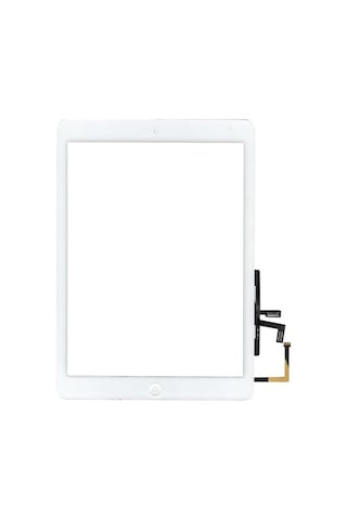 Apple Uyumlu iPad Air A1475 Butonlu Dokunmatik Beyaz