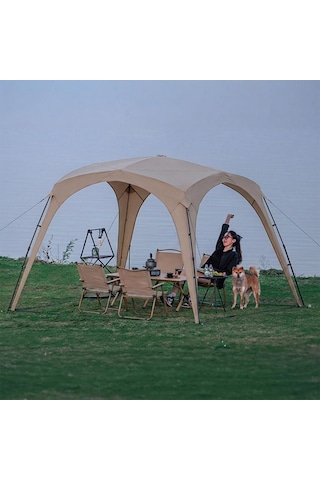 Tawa Instant Pavilion Gazebo 300x300x215cm Bej Outlet Tente