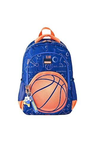 Muggle 3 Bölmeli Basketball Okul Sırt Çantası Mavi Mu-5880 Mavi