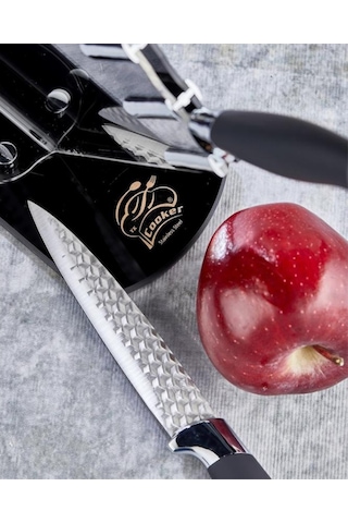 Cooker Ckr2819 6prç Lüx Bıçak Seti Silver siyah