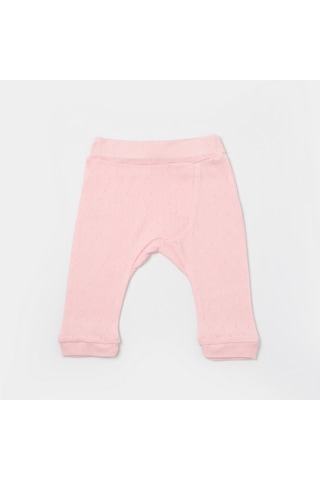 Bibaby Jakarlı 2'li Pantolon 57912 Pembe-ekru