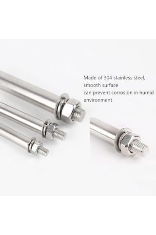 Genişleme Vidası Cıvataları, Ankraj Cıvatası Kancaları, İçi Boş Duvar Ankrajları, 2 Adet M10 60mm M10 200mm
