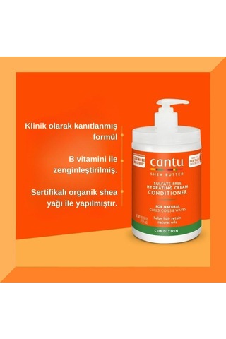 Cantu Büyük Boy Saç Bakım Seti- Şampuan+ Saç Kremi+ Bukle Belirginleştirici - Kıvırcık, Dalgalı Saçlar