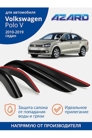 Azard Volkswagen Polo 5 Sedan 2010-2019 İçin Cam Rüzgarlıkları 287744145