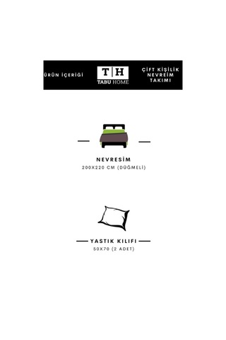 Tabu Home Kapadokya Balon Çift Kişilik Nevresim Seti Çok Renkli