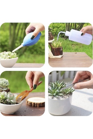 Symbee 14 Parça Çiçek Ve Sukulent Bakımı Seti - Toprak Döşeme, Budama, Sulama Ve Transplante Araçları