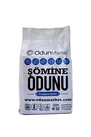 Odunmarket - Şömine Odunu - Meşe Odunu - 1 Yıllık Şöminelik Kuru Odun - 20kg